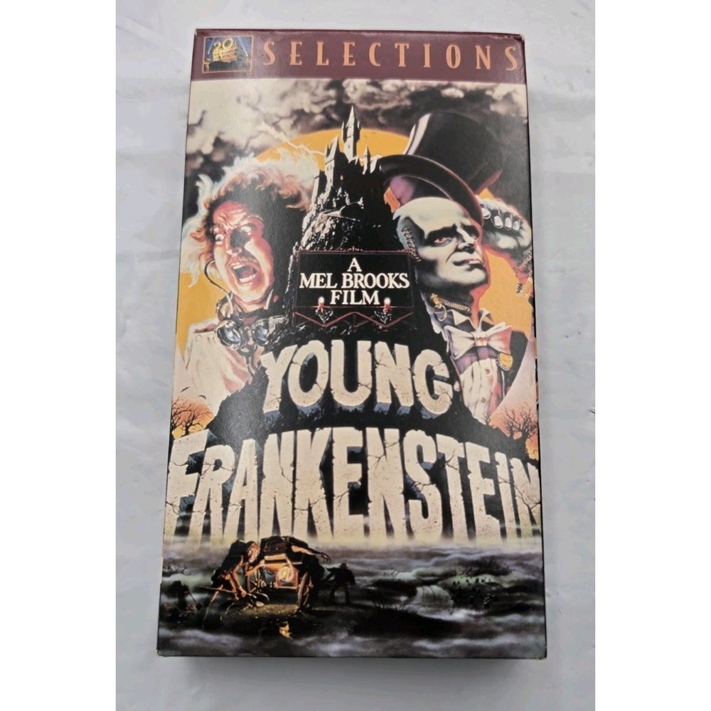 Young Frankenstein VHS Tape 1974 Horror Comedy Gene Wilder Mel Brooks PG EUC